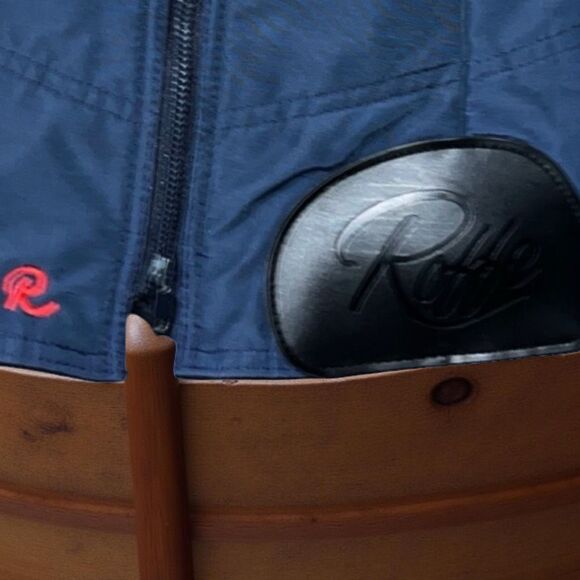 Vintage Women's Roffe Blue/Black Ski Pants Made in USA Size 10 - Picture 6 of 7